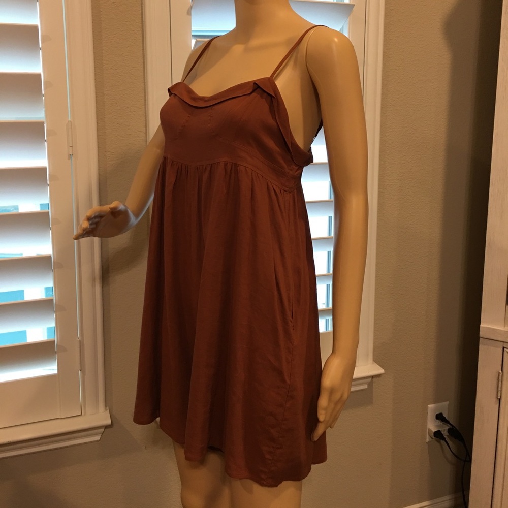 NWOT “Shop Neighbor by In The Beginning” Brown Romper – Med
